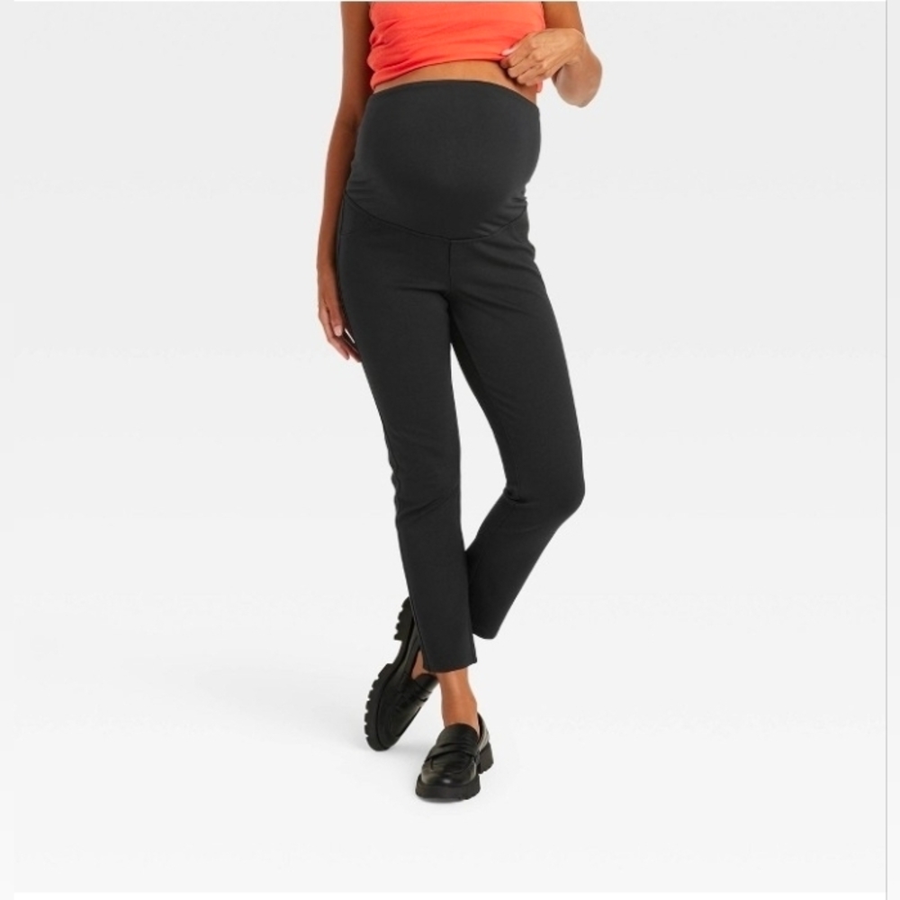 Isabel Maternity By Ingrid Over Belly Ponte Skinny Maternity Pants